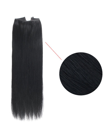 22 inch Jet Black Halo Hair Extensions