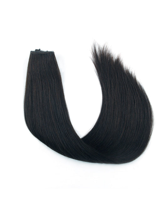22 inch Jet Black Halo Hair Extensions