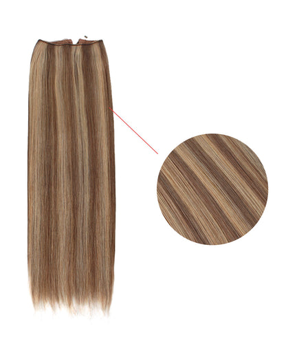 22 inch Highlights 6/12# Halo Hair Extensions