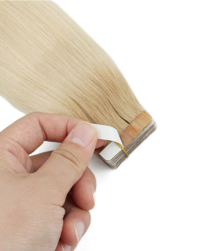 22 inch Tape In Hair Extensions Rooted 12/60# Real 100% Human Remy Hair