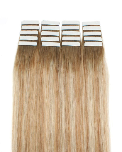 20inch Tape in Hair Extensions Real Human Hair RP8-12/60#