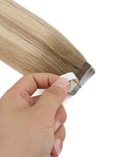 20inch Tape in Hair Extensions Real Human Hair RP8-12/60#