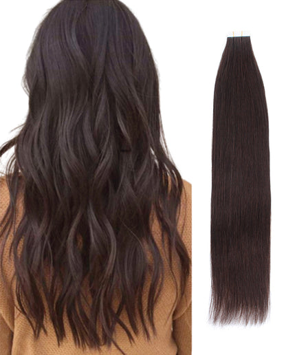 Tape In Hair Extensions #2 Dark Brown