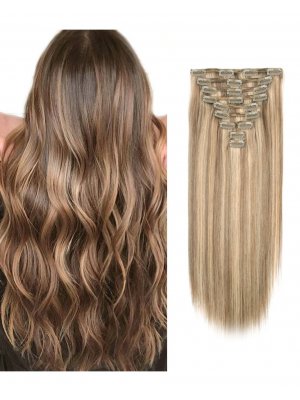 220g Clip In Extensions Highlights 6/12#