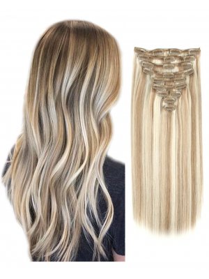 220g Clip In Extensions Highlights 8/60#